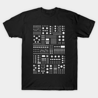 Modular Synthesizer White T-Shirt